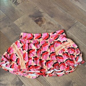 FP Movement by Free People Pink and Black Skirt